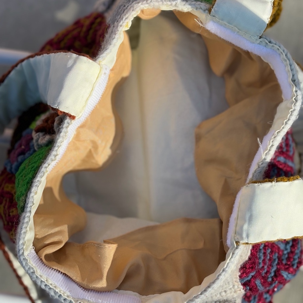 Colorful Crochet Shoulder Bag - Picture 7 of 8